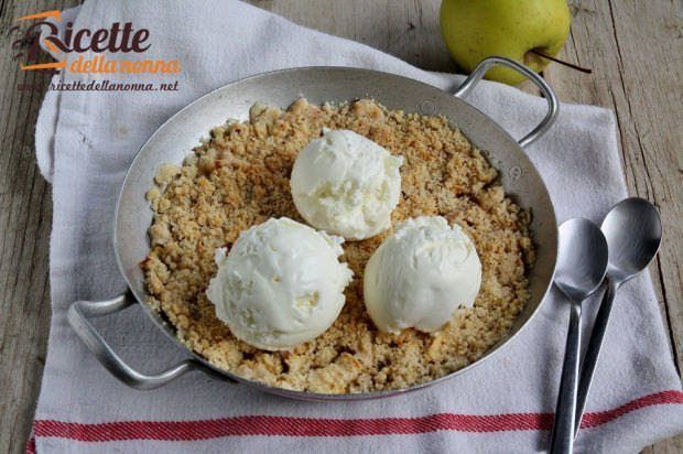 Crumble alle mele