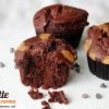 Muffin al cacao ripieni di Nutella
