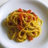 Spaghetti pomodoro e zafferano