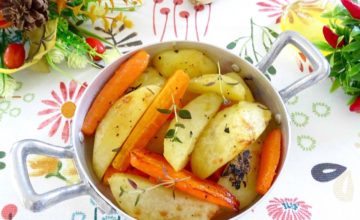 Patate e carote al forno