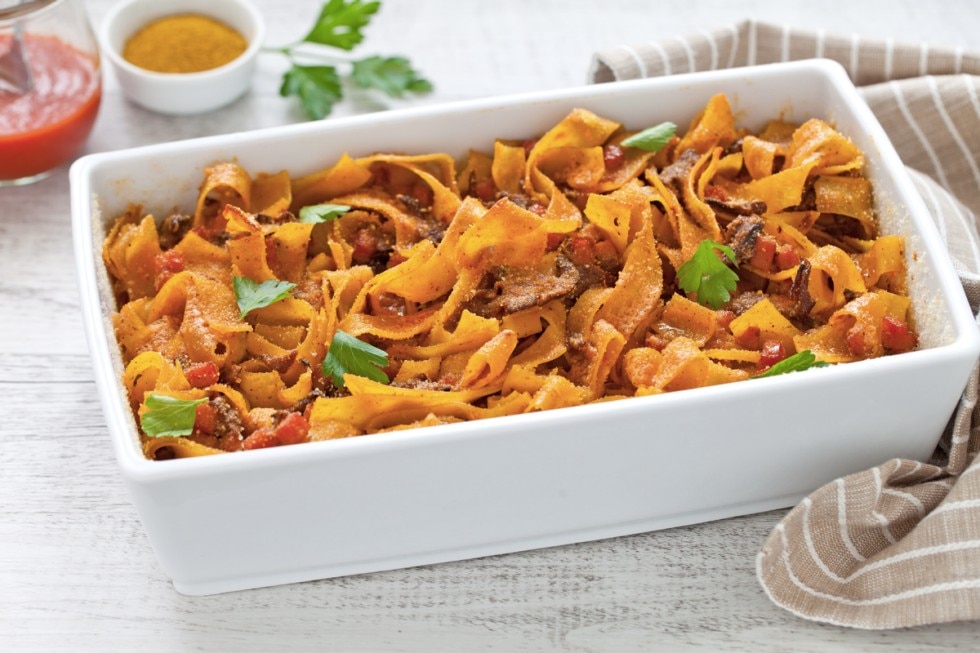 Pappardelle al curry
