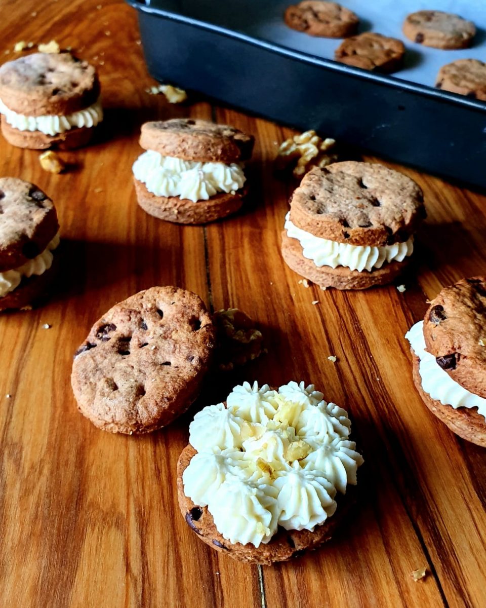 Cookies integrali al cioccolato