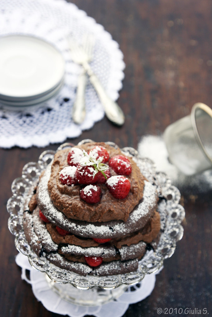 Daring Bakers’: Pavlova al cioccolato